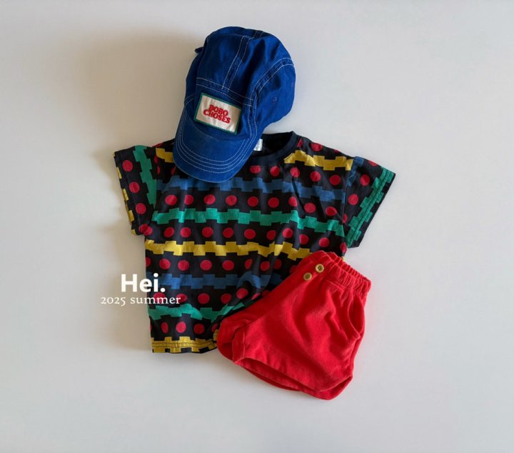 Hei - Korean Children Fashion - #magicofchildhood - Shape Tee - 6