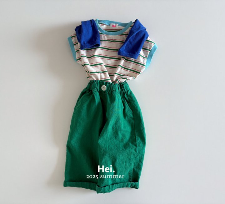 Hei - Korean Children Fashion - #minifashionista - Raglan Stripe Tee - 12
