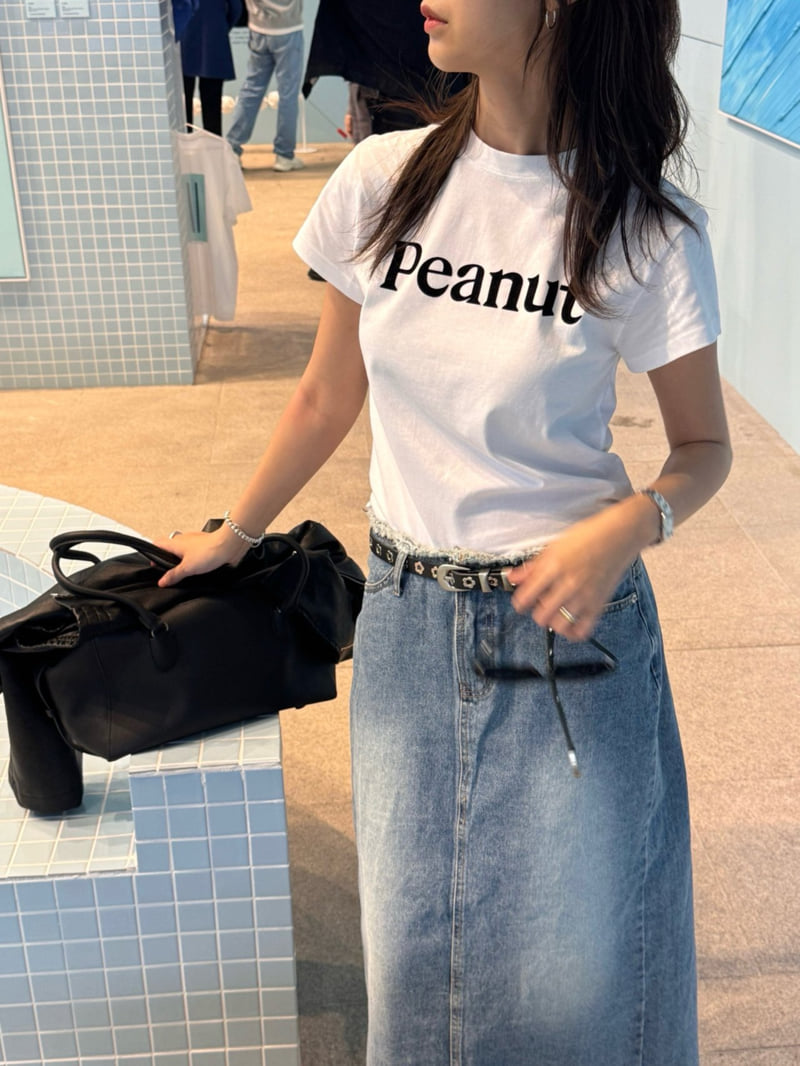 Heil - Korean Women Fashion - #momslook - Peanut Tee