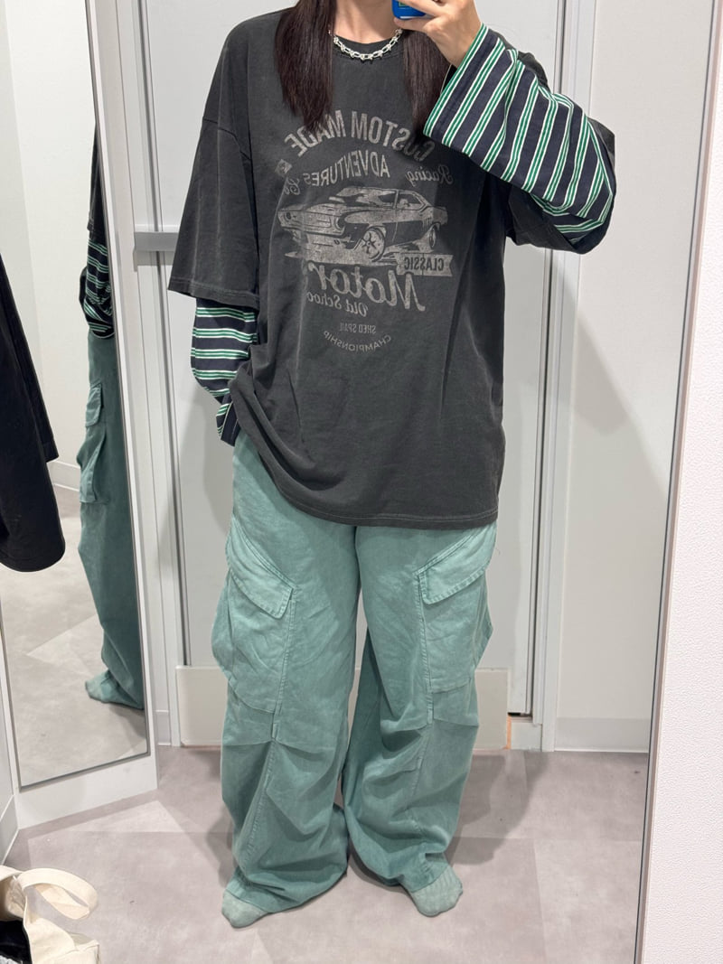 Heil - Korean Women Fashion - #momslook - Pigment Line Pants - 7