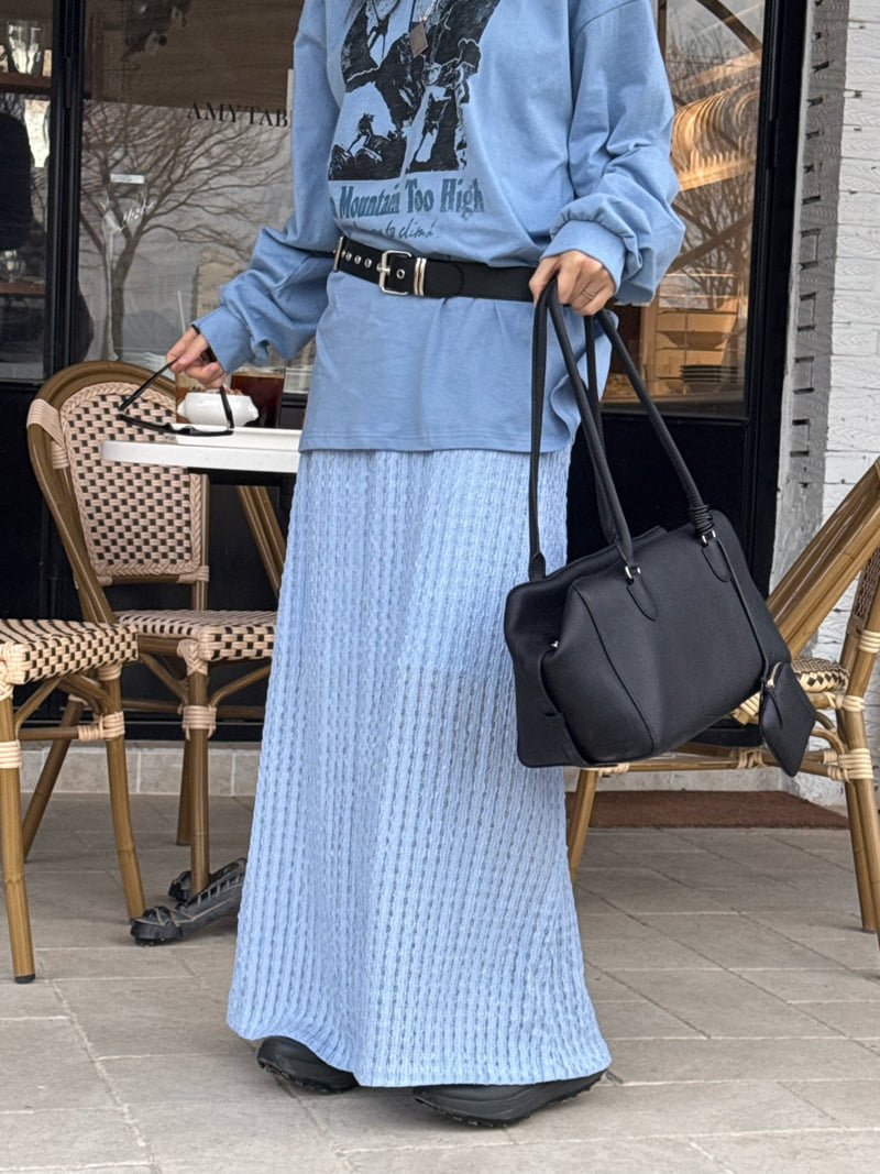 Heil - Korean Women Fashion - #momslook - Popo Maxi Skirt - 3