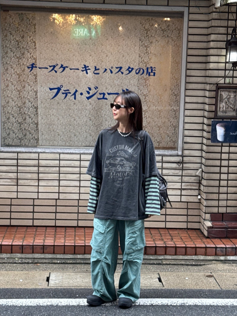 Heil - Korean Women Fashion - #momslook - Pigment Motor Stripe Tee