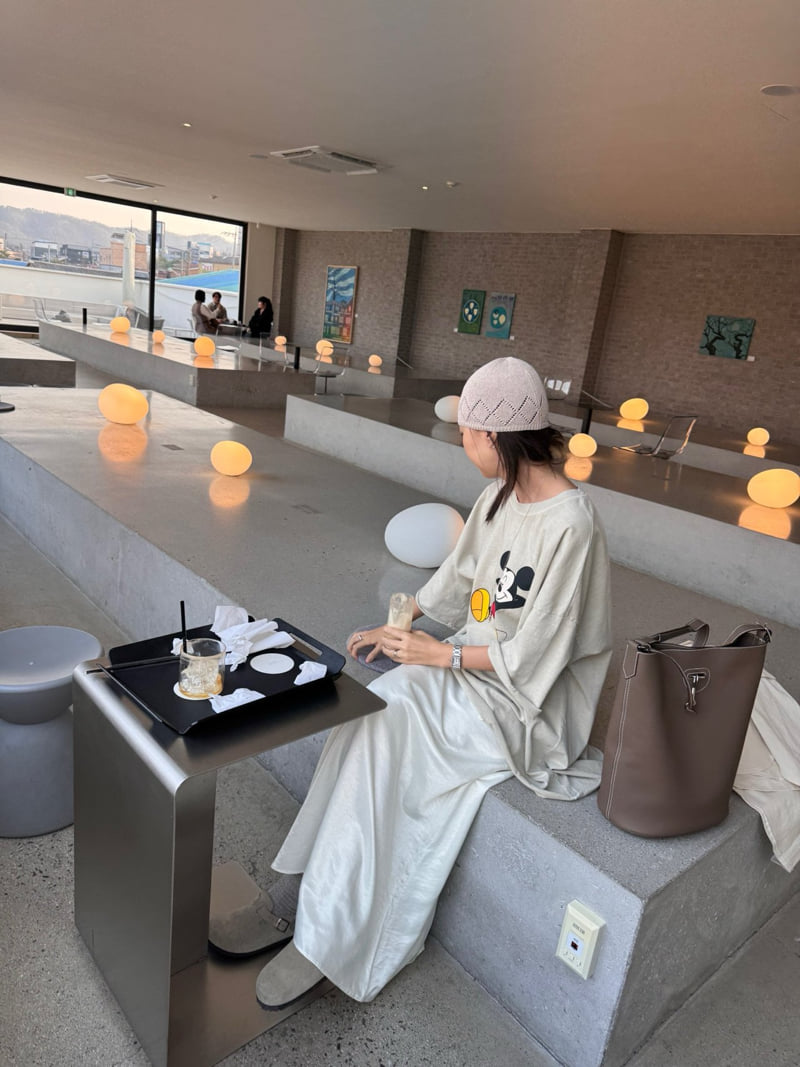 Heil - Korean Women Fashion - #momslook - Pigment Sleeping Tee