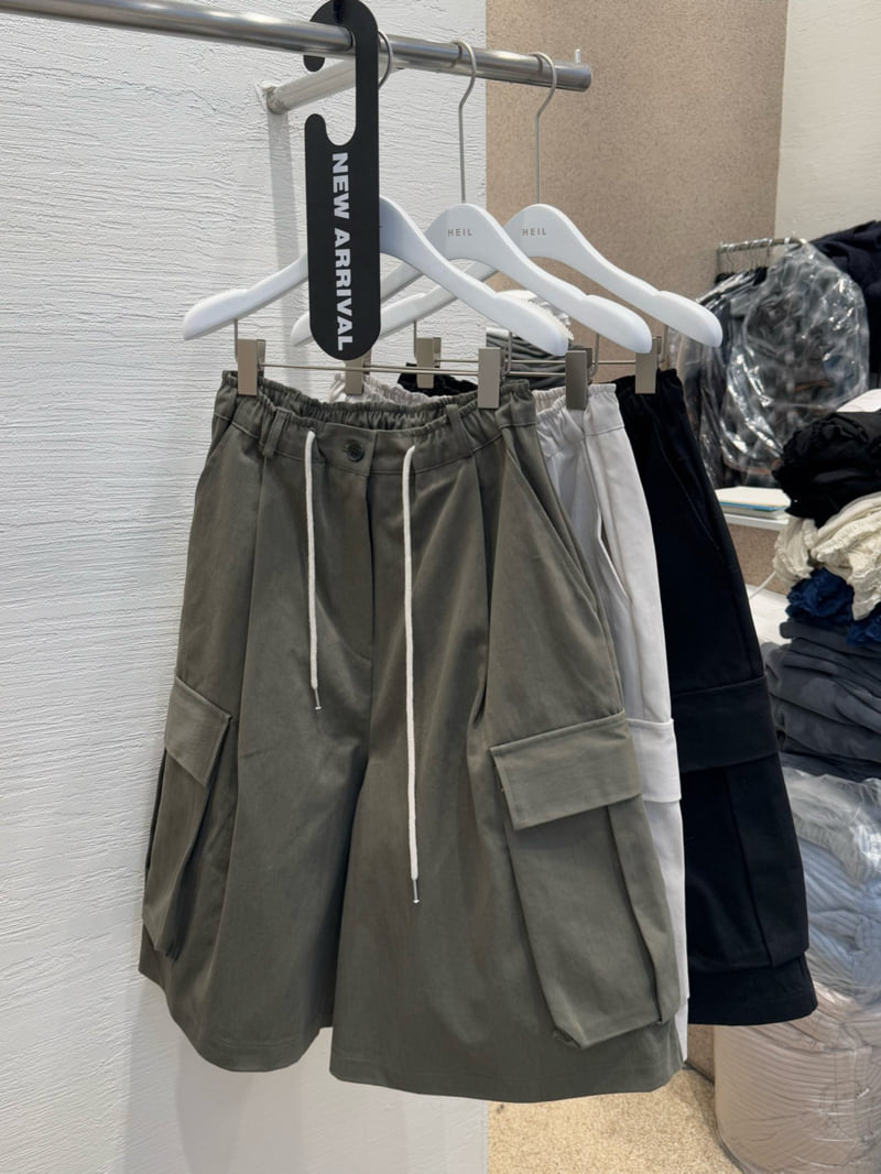 Heil - Korean Women Fashion - #momslook - Cargo Bermuda - 12