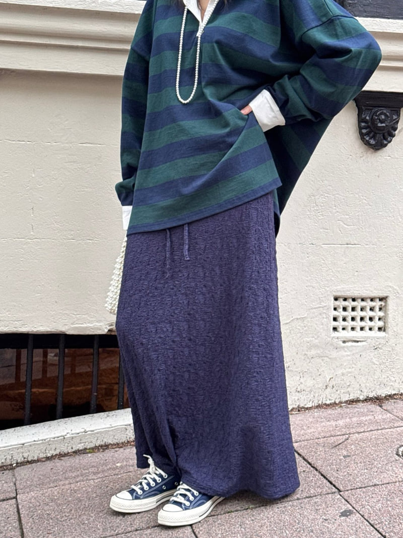 Heil - Korean Women Fashion - #momslook - Muslin Maxi Skirt