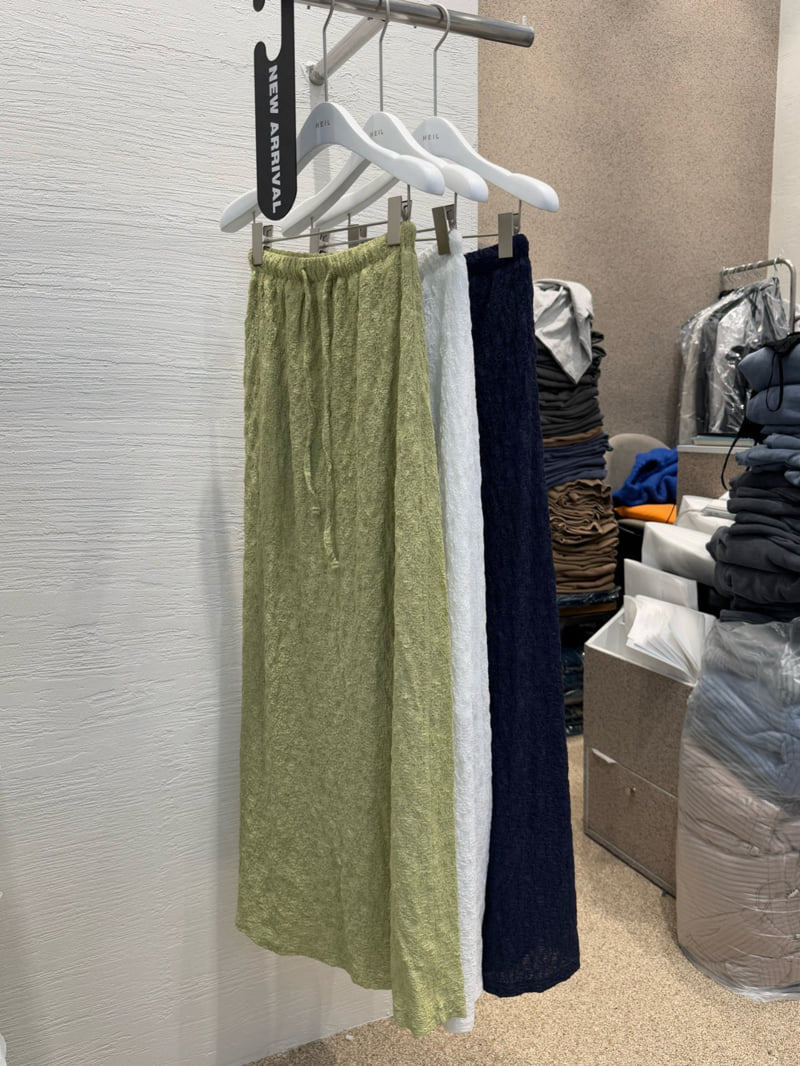 Heil - Korean Women Fashion - #momslook - Muslin Maxi Skirt - 5