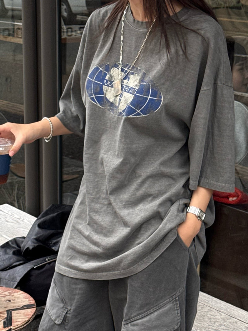 Heil - Korean Women Fashion - #restrostyle - Pigment Earth Tee - 6