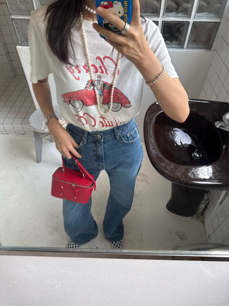 Heil - Korean Women Fashion - #restrostyle - Racing Tee