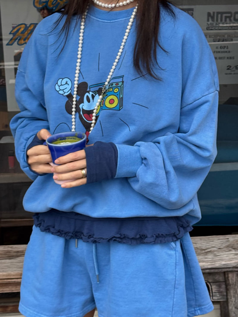 Heil - Korean Women Fashion - #thelittlethings - Pigment Casette Sweatshirts - 5