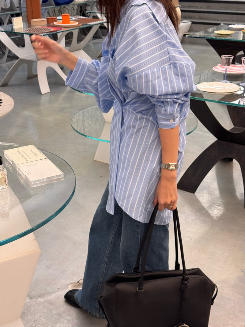 Heil - Korean Women Fashion - #womensfashion - Multi Stripe Shirt