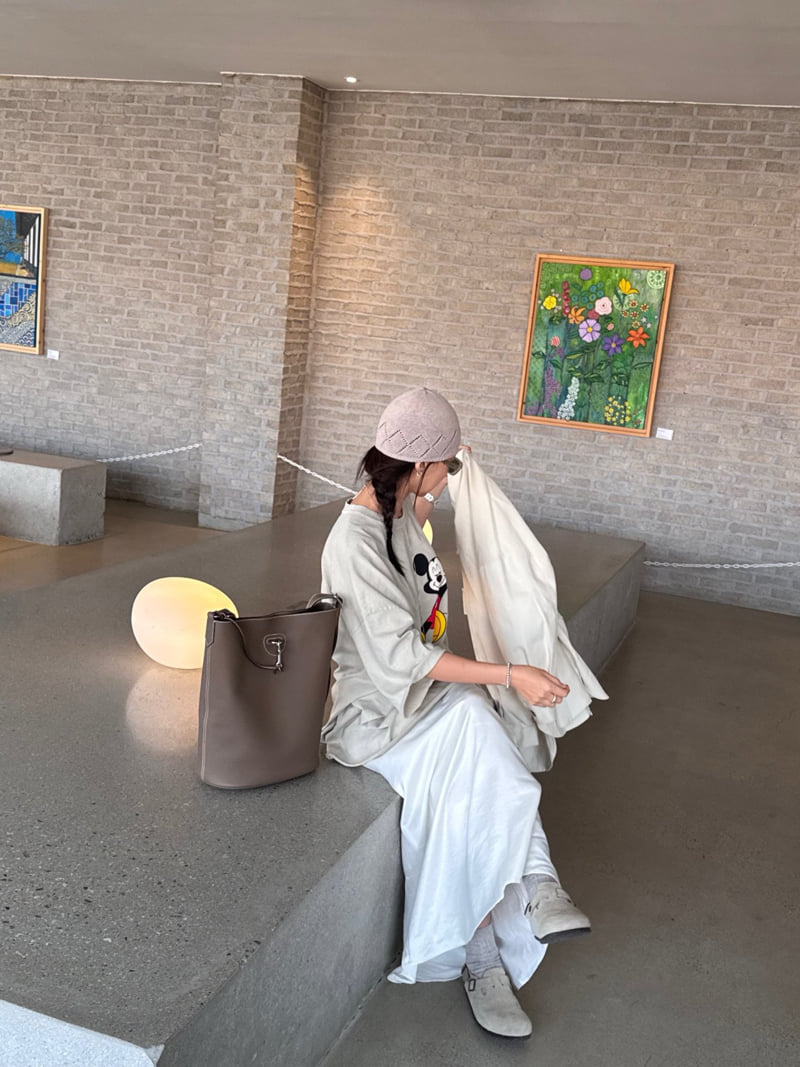 Heil - Korean Women Fashion - #womensfashion - Pigment Sleeping Tee - 2