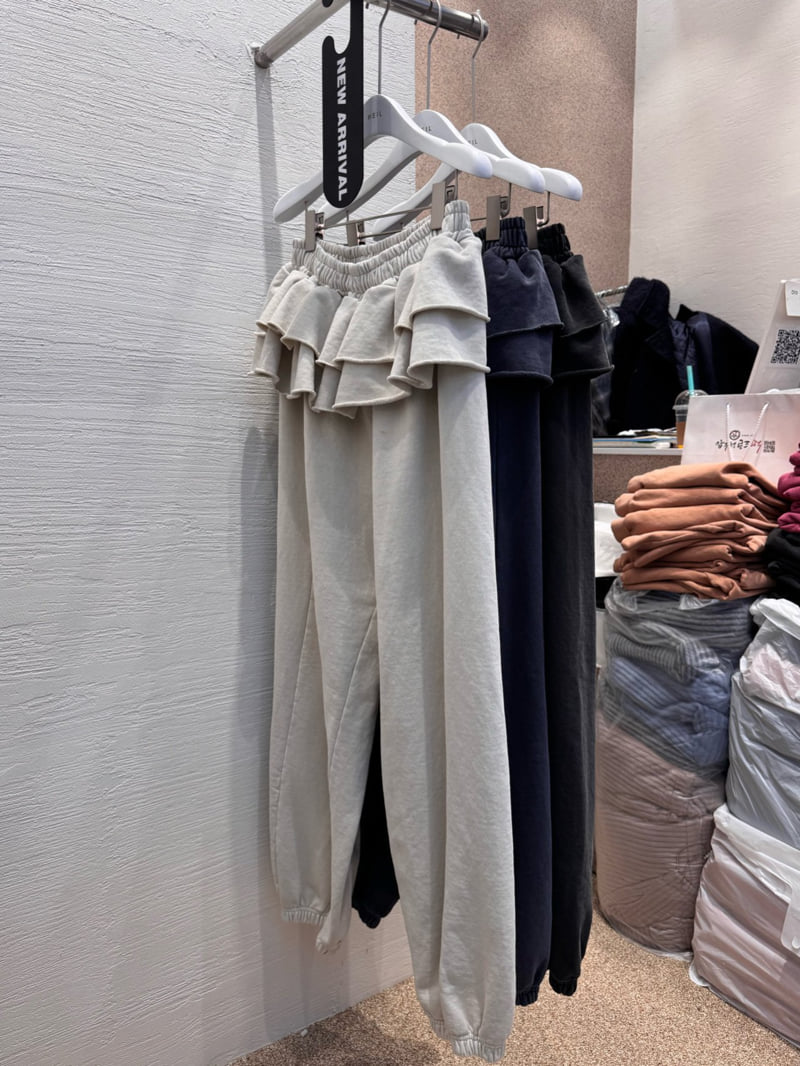 Heil - Korean Women Fashion - #womensfashion - Pigment Cancan Jogger Pants - 8