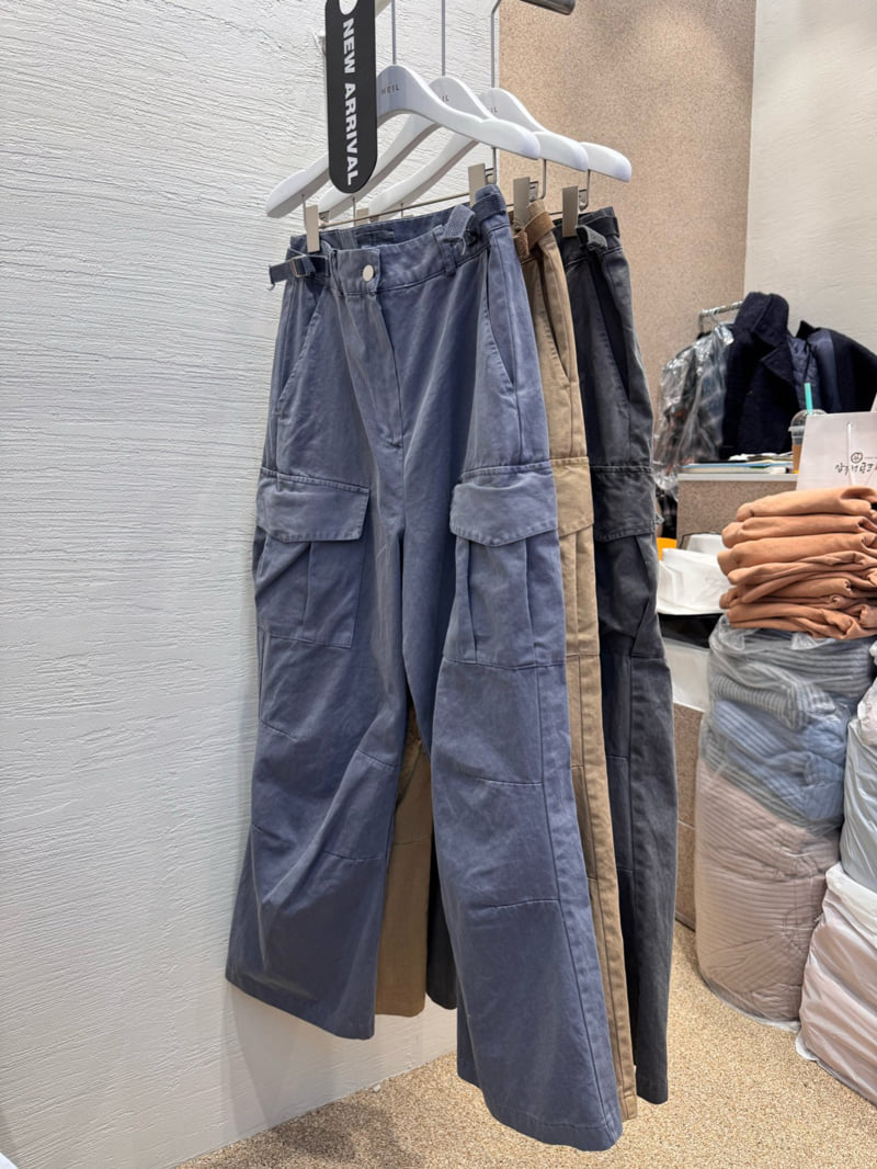 Heil - Korean Women Fashion - #momslook - Pigment Cargo Pants - 4