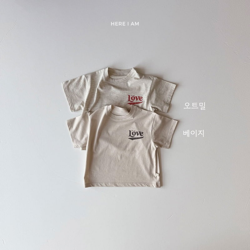 Here I Am - Korean Children Fashion - #childofig - Love Tee - 12
