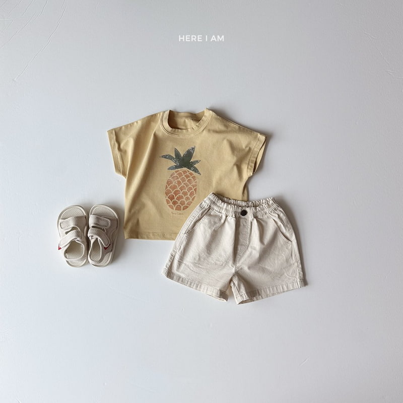 Here I Am - Korean Children Fashion - #childofig - Pineapple Tee - 11