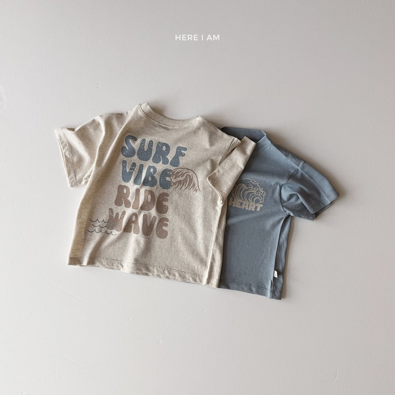 Here I Am - Korean Children Fashion - #childofig - Heart Surfing Tee - 10