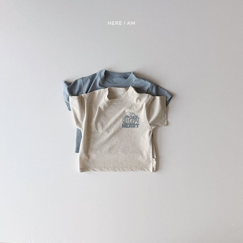 Here I Am - Korean Children Fashion - #childofig - Heart Surfing Tee - 9