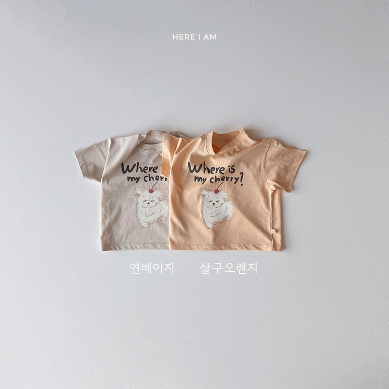Here I Am - Korean Children Fashion - #childofig - My Cherry Tee - 5