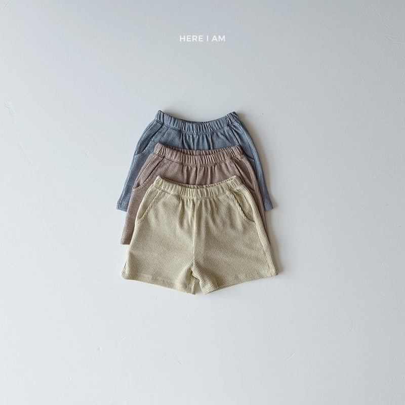 Here I Am - Korean Children Fashion - #childrensboutique - Shading Rib Pants
