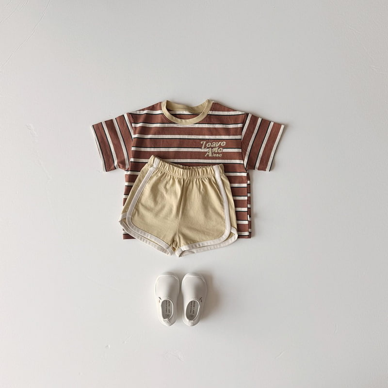 Here I Am - Korean Children Fashion - #designkidswear - Friend Stripe Set - 9