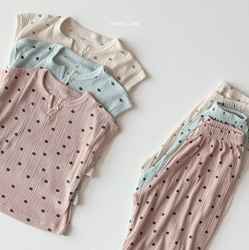 Here I Am - Korean Children Fashion - #designkidswear - Seolreim Dot Set - 9