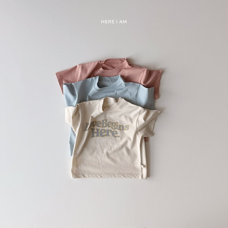 Here I Am - Korean Children Fashion - #fashionkids - Begins Tee