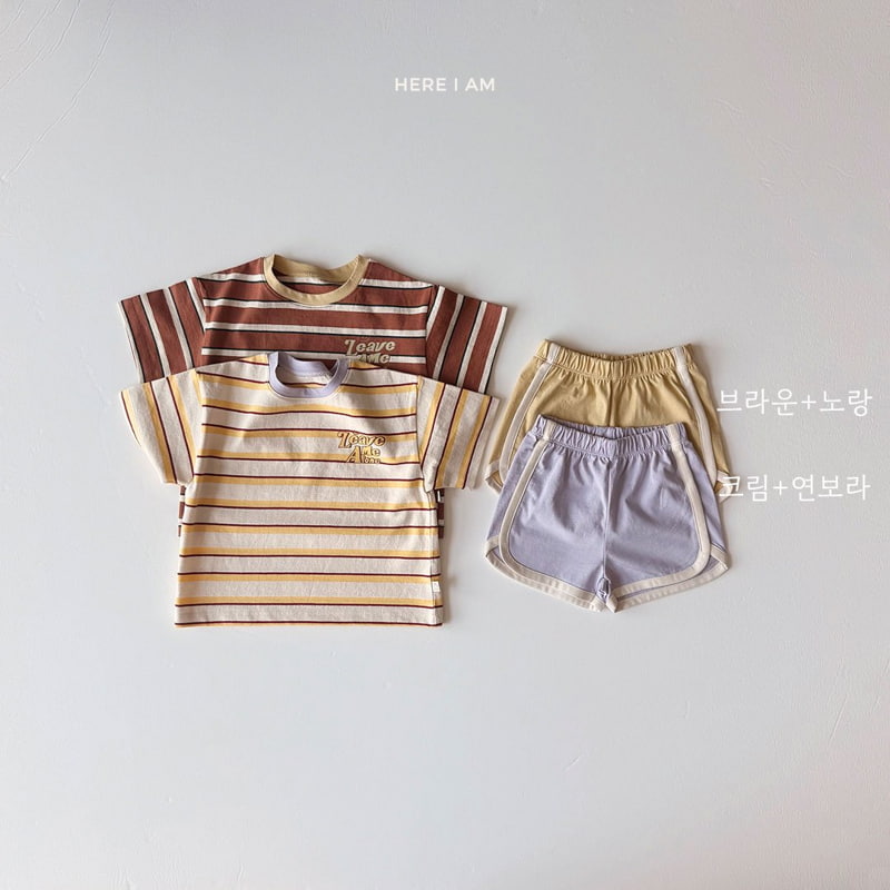 Here I Am - Korean Children Fashion - #fashionkids - Friend Stripe Set - 11