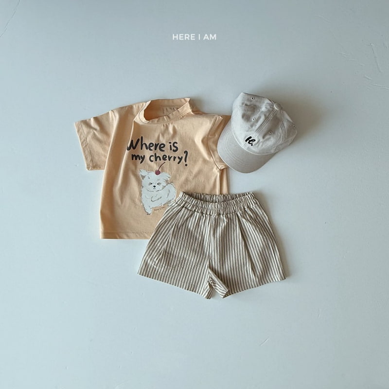 Here I Am - Korean Children Fashion - #fashionkids - My Cherry Tee - 10