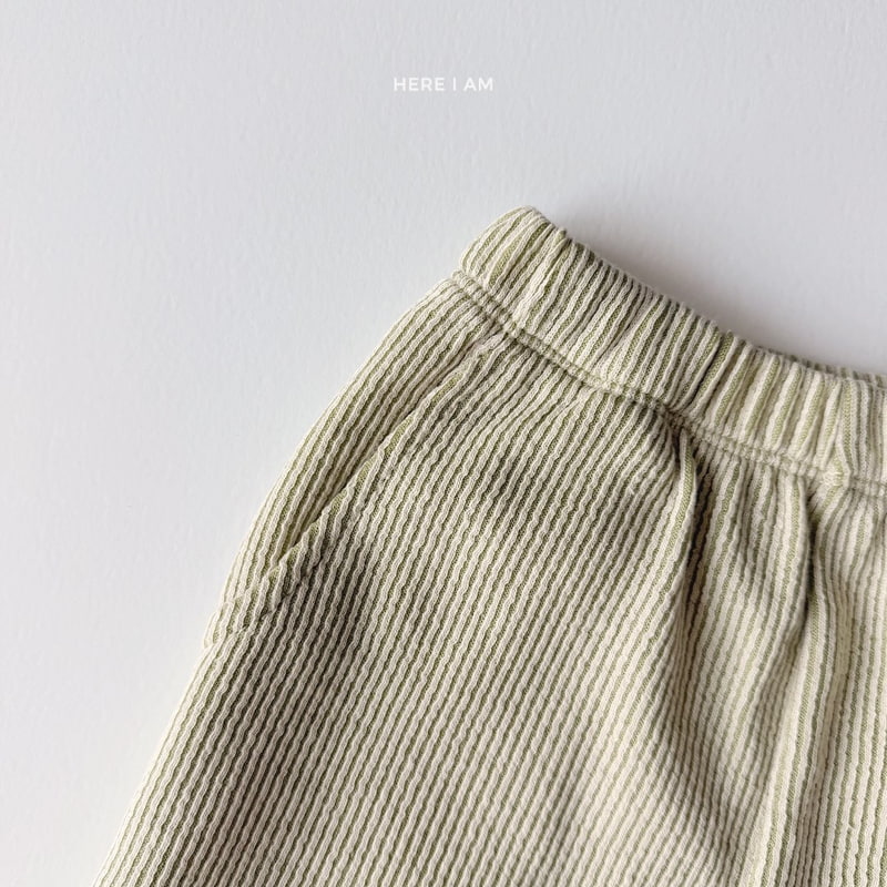 Here I Am - Korean Children Fashion - #kidsshorts - Shading Rib Pants - 5