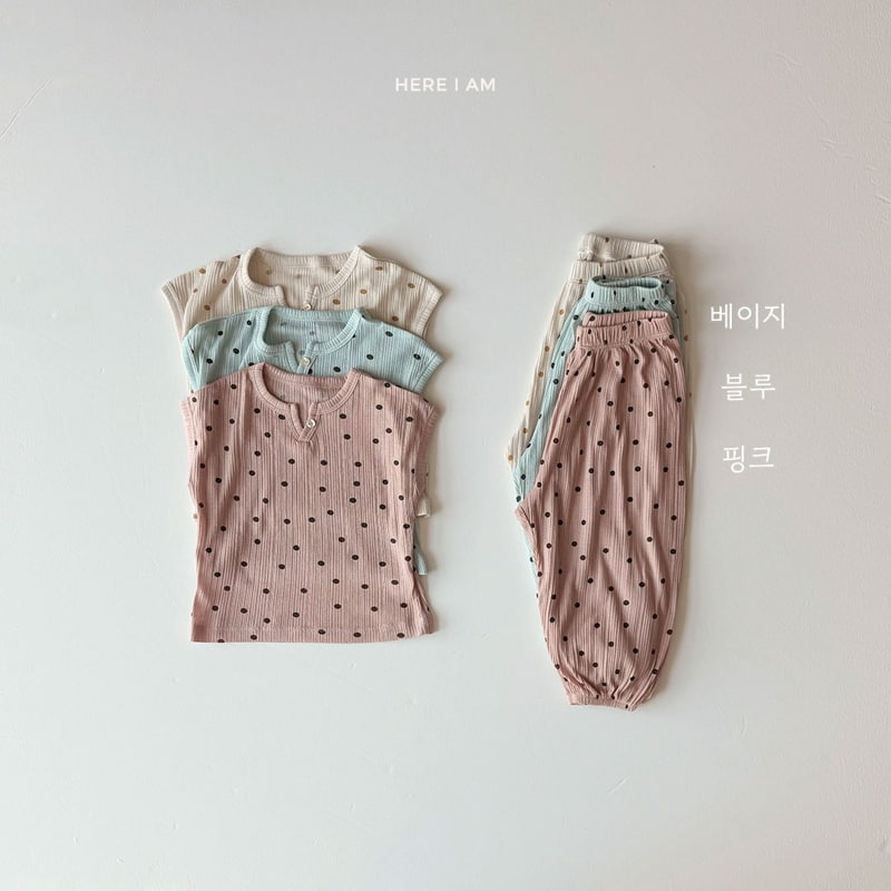 Here I Am - Korean Children Fashion - #kidsshorts - Seolreim Dot Set - 12