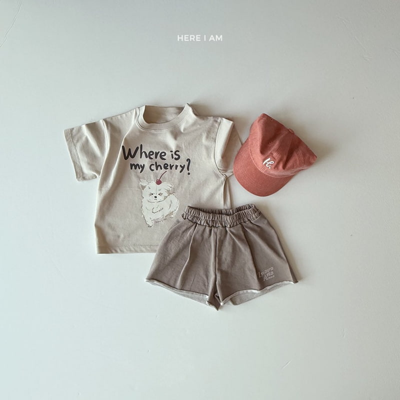 Here I Am - Korean Children Fashion - #kidsshorts - My Cherry Tee - 11