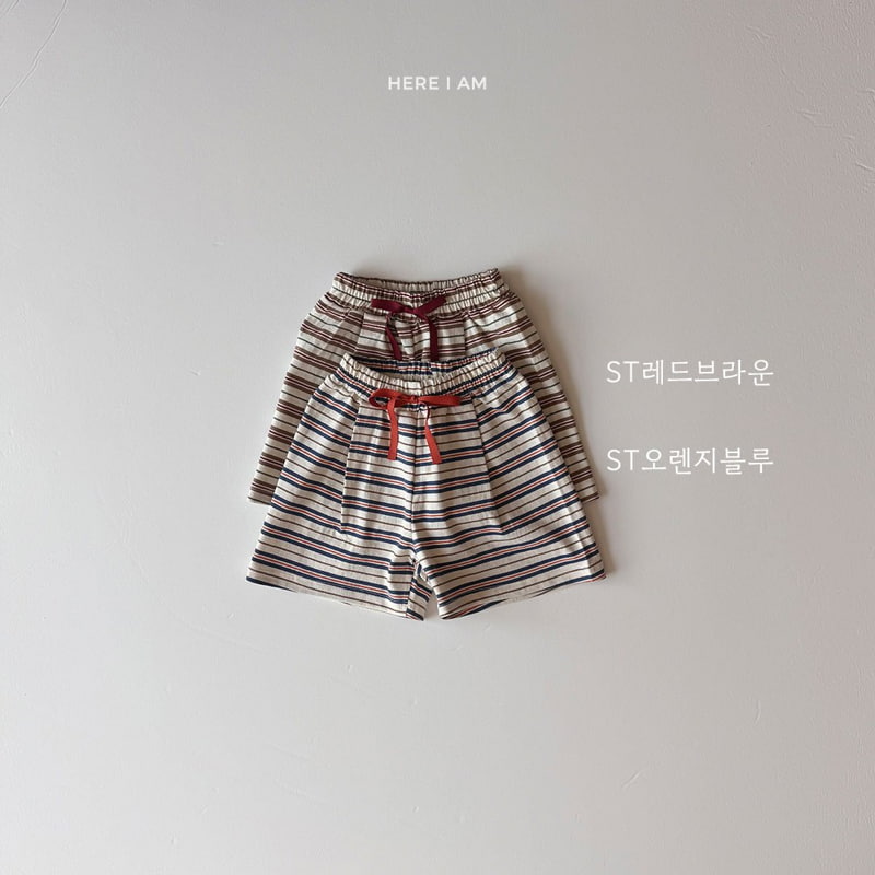 Here I Am - Korean Children Fashion - #kidzfashiontrend - Hearts Stripe Pants - 5