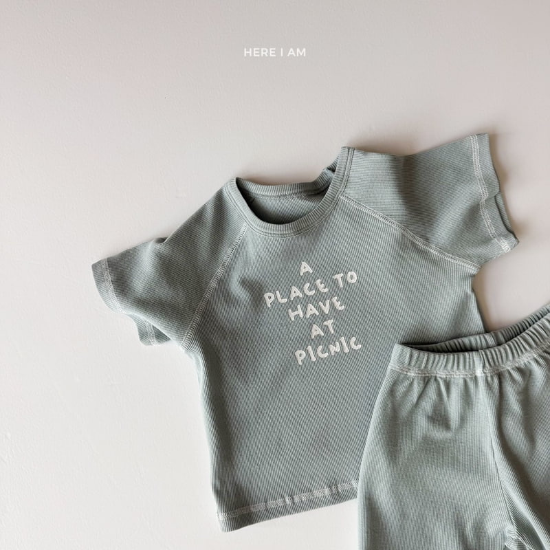 Here I Am - Korean Children Fashion - #kidzfashiontrend - Picnic Raglan Set - 6