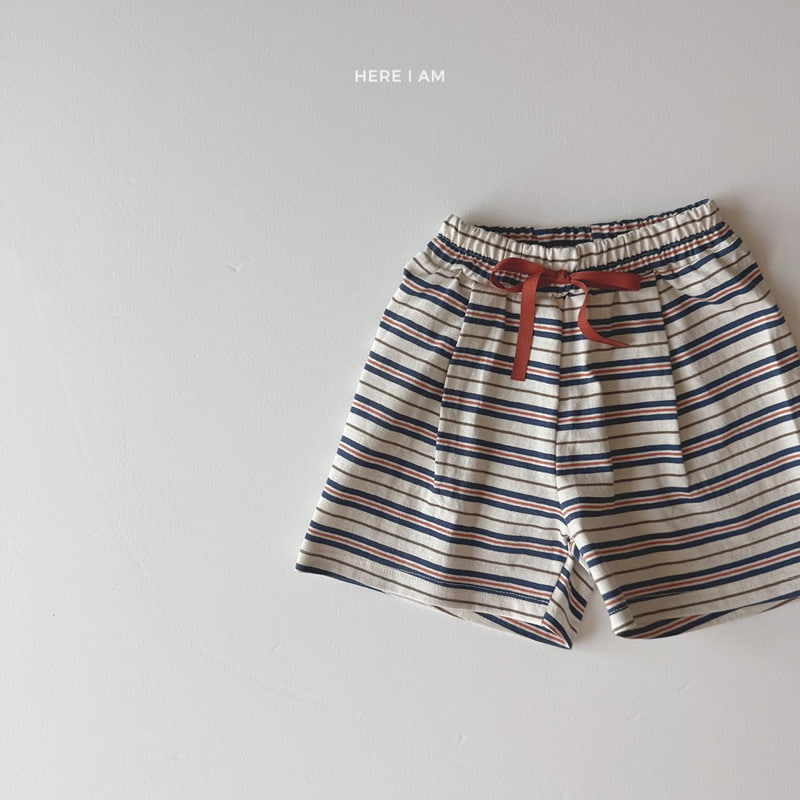 Here I Am - Korean Children Fashion - #littlefashionista - Hearts Stripe Pants - 7