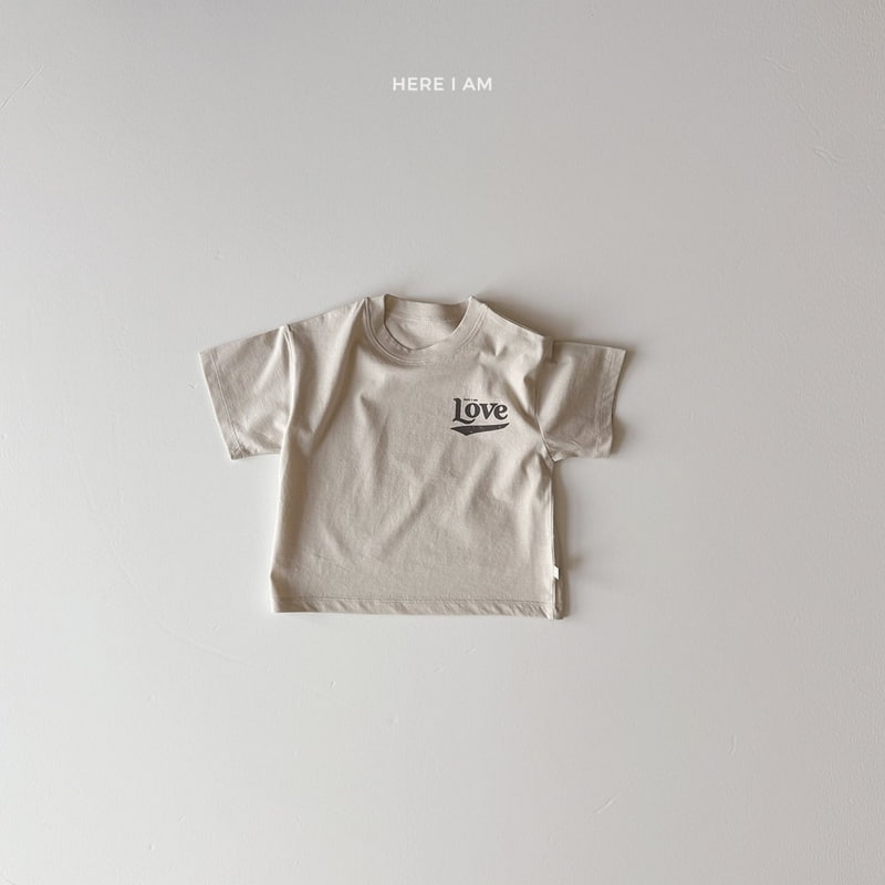 Here I Am - Korean Children Fashion - #littlefashionista - Love Tee - 5