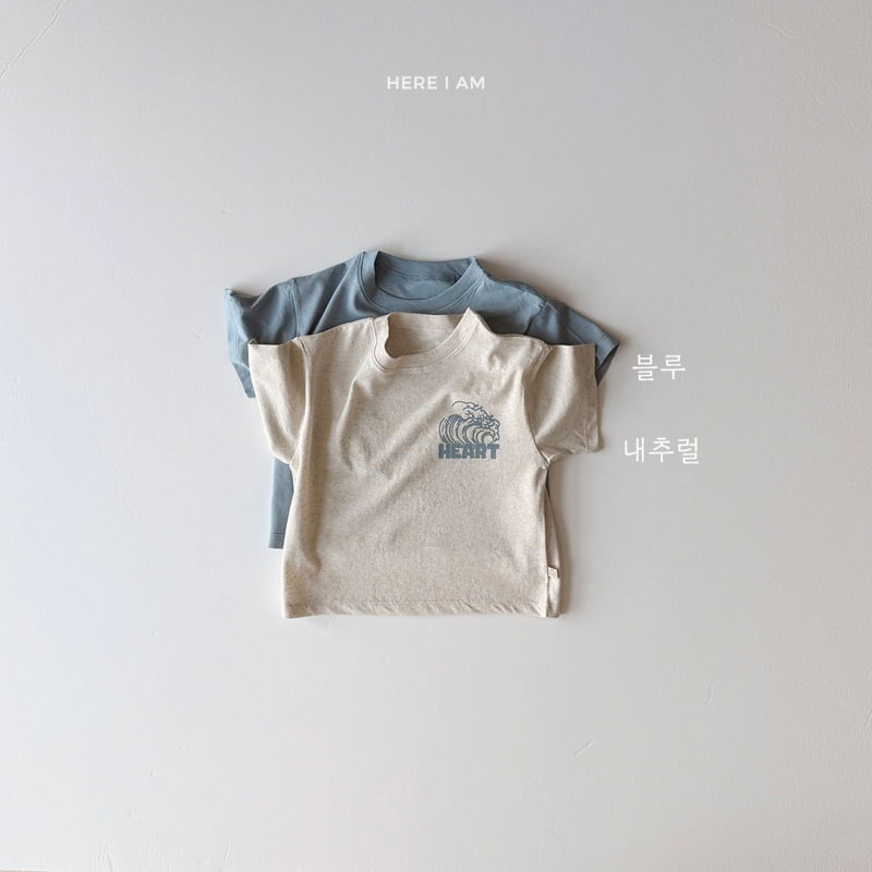 Here I Am - Korean Children Fashion - #littlefashionista - Heart Surfing Tee - 5