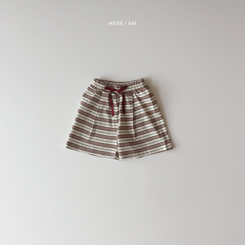 Here I Am - Korean Children Fashion - #magicofchildhood - Hearts Stripe Pants - 8