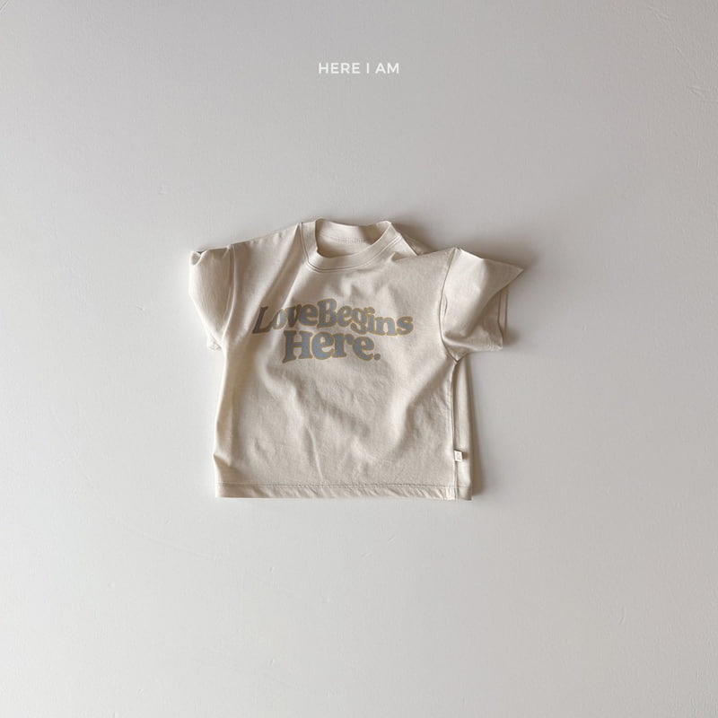 Here I Am - Korean Children Fashion - #magicofchildhood - Begins Tee - 7