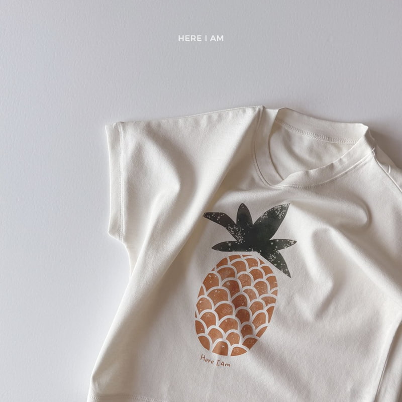 Here I Am - Korean Children Fashion - #magicofchildhood - Pineapple Tee - 7