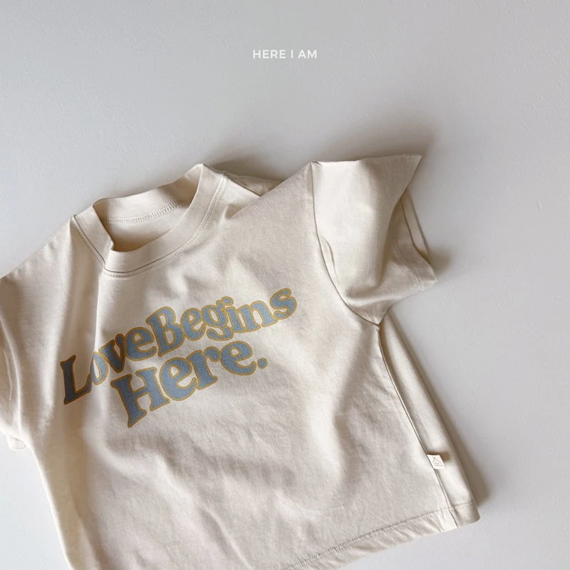 Here I Am - Korean Children Fashion - #minifashionista - Begins Tee - 8