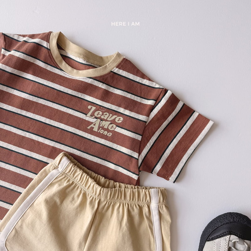 Here I Am - Korean Children Fashion - #stylishchildhood - Friend Stripe Set - 6