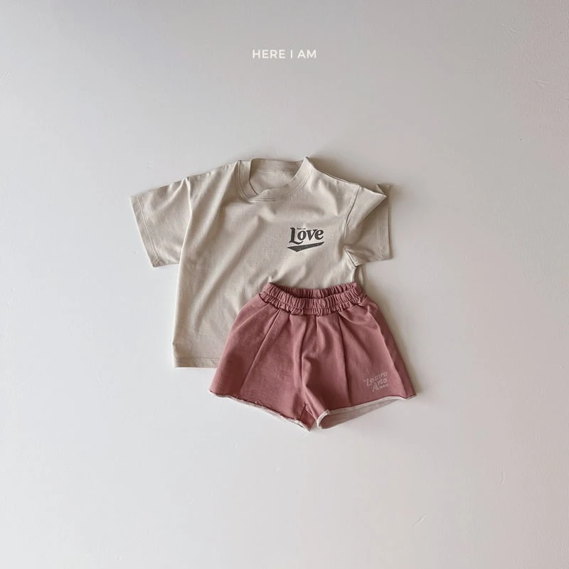 Here I Am - Korean Children Fashion - #todddlerfashion - Love Tee - 9