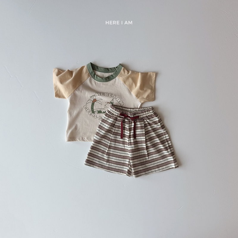 Here I Am - Korean Children Fashion - #toddlerclothing - Hearts Stripe Pants - 12