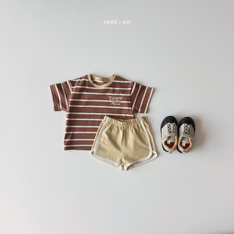 Here I Am - Korean Children Fashion - #toddlerclothing - Friend Stripe Set - 5