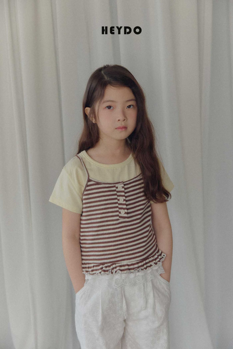 Heydo - Korean Children Fashion - #Kfashion4kids - Tommy Frill Sleeveless - 11