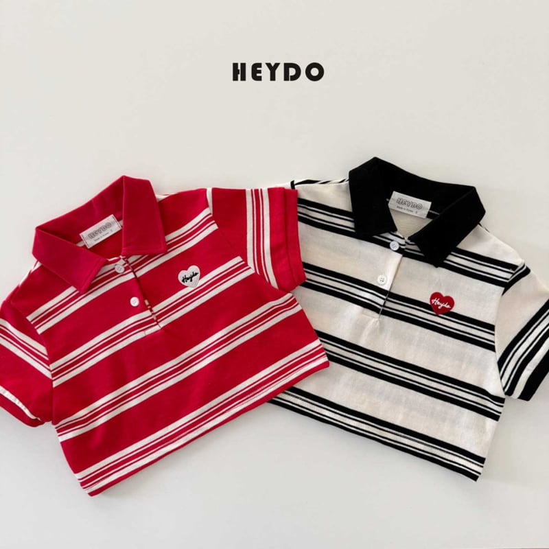 Heydo - Korean Children Fashion - #Kfashion4kids - Wappen Bintz Collar Tee - 3