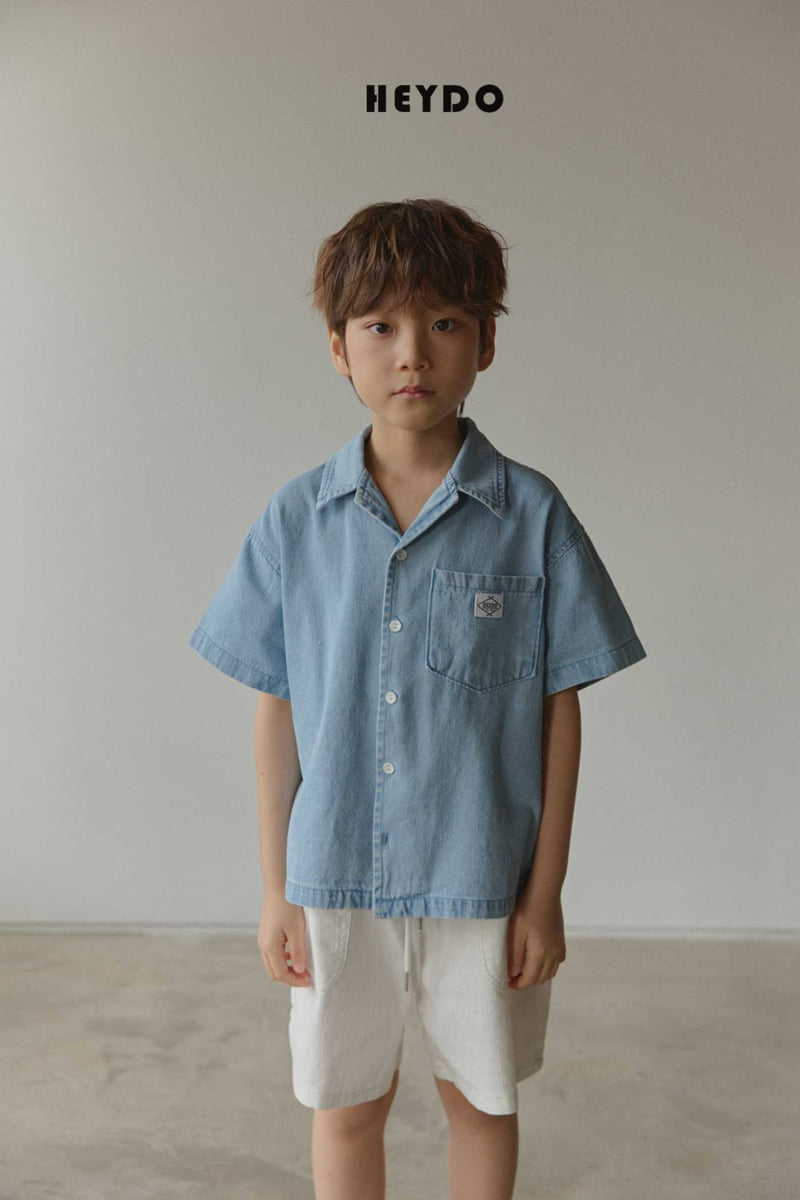 Heydo - Korean Children Fashion - #childofig - Miukara Denim Shirt - 10