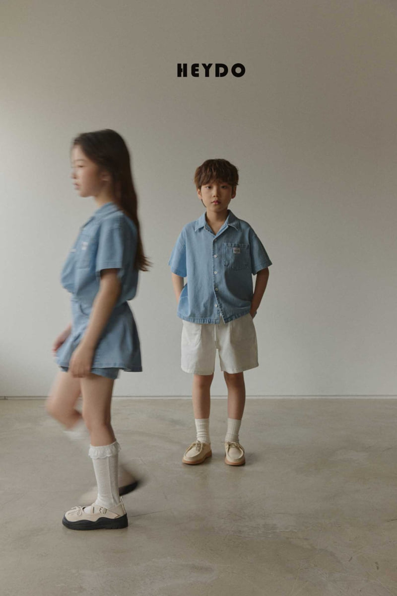 Heydo - Korean Children Fashion - #childofig - Miukara Denim Shirt - 9