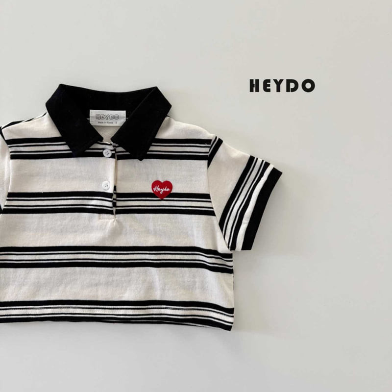 Heydo - Korean Children Fashion - #childofig - Wappen Bintz Collar Tee - 8