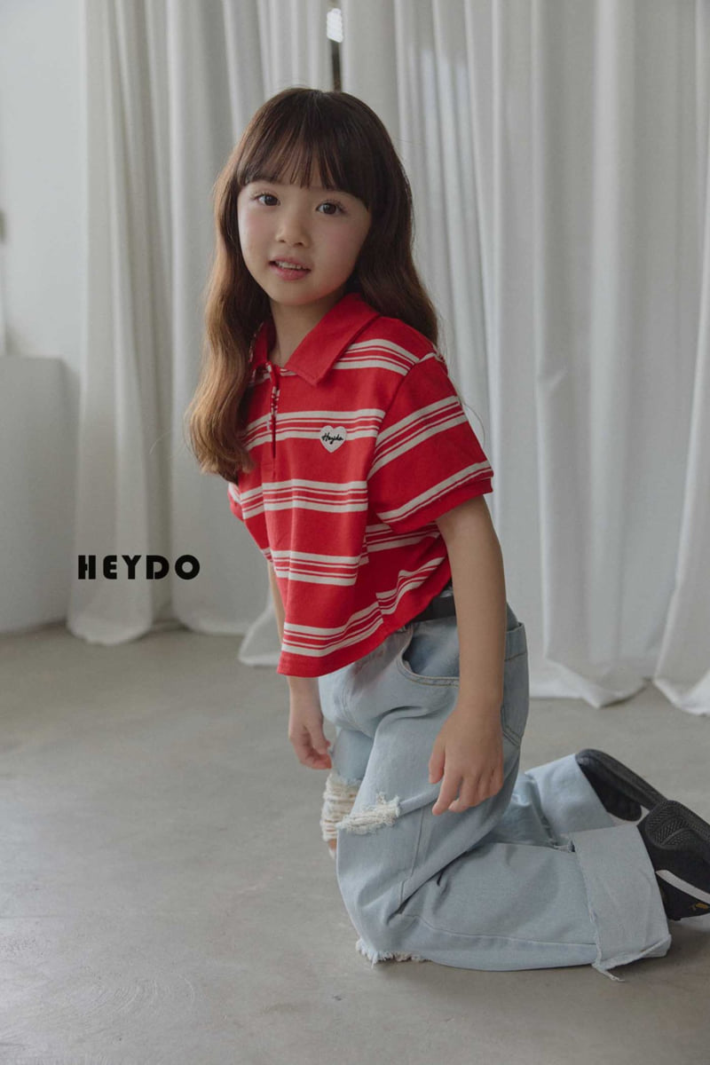Heydo - Korean Children Fashion - #childofig - Wappen Bintz Collar Tee - 9